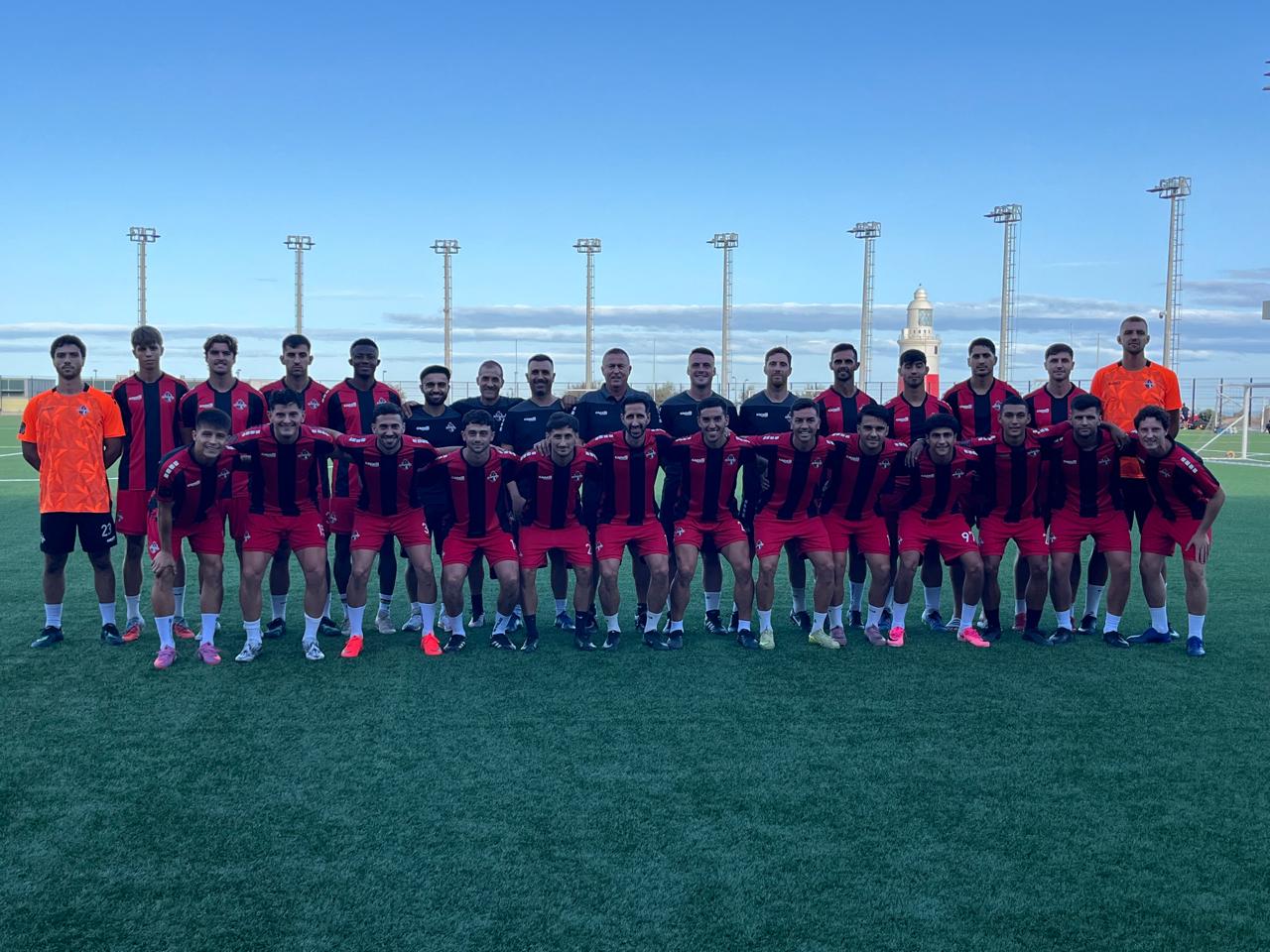 Mons Calpe first team and coaching staff